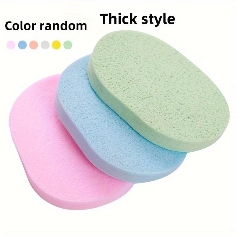 6pcs Gentle Exfoliating Face Sponges -Formaldehyde-Free,Soft&Smooth Light Beige Care,Pastel Colors for Normal Light Beige Types