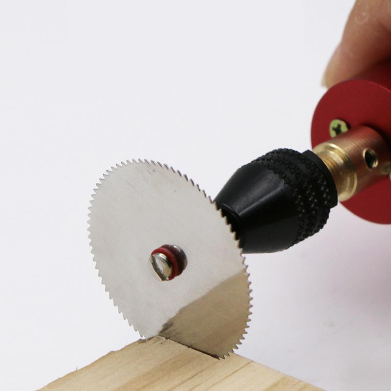 11Pcs Kit Mini Circular Saw Blade Electric Grinding Cut Cutoff Mandrel Set