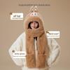 Cartoon Labubu 3-in-1 Hat, Scarf & Gloves Set