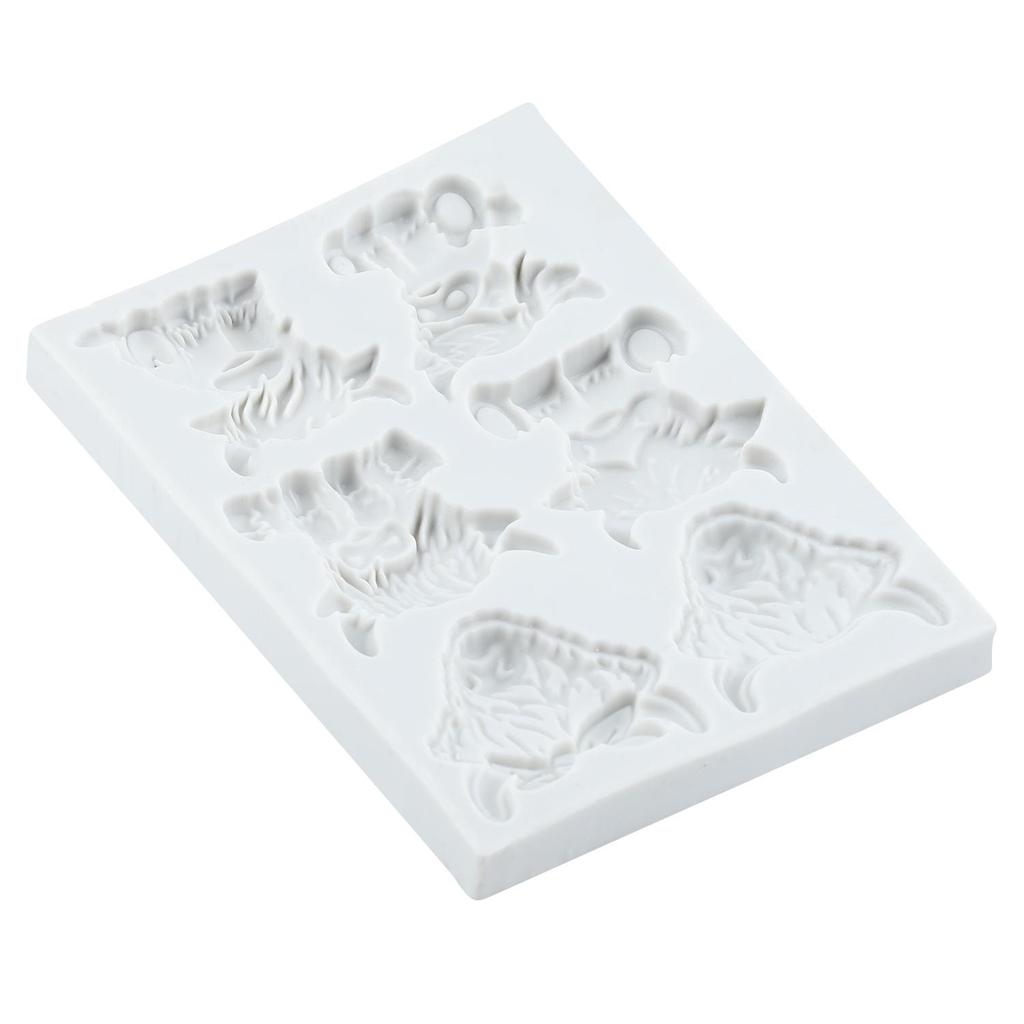 Cow Silicone Molds Scottish Highland Cattle Fondant Mold Cake Decorating Tools Cupcake Topper Candy Chocolate Gumpaste Mold