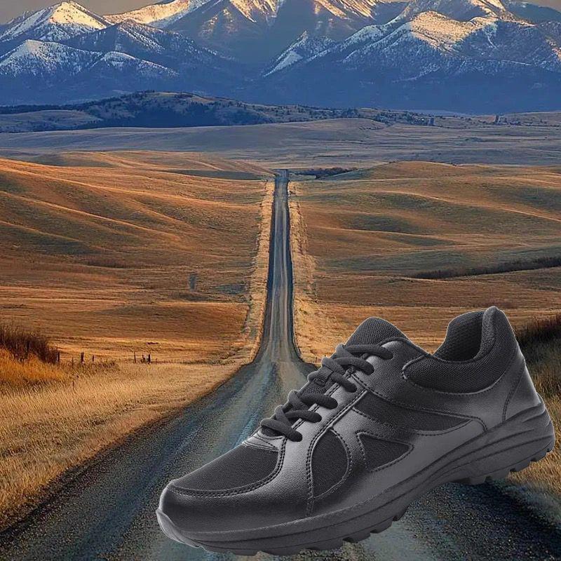 

Мужские черные кроссовки для фитнеса и бега 2025 года – Нескользящие, износостойкие, спортивные кроссовки с мягкой подошвой Size 43