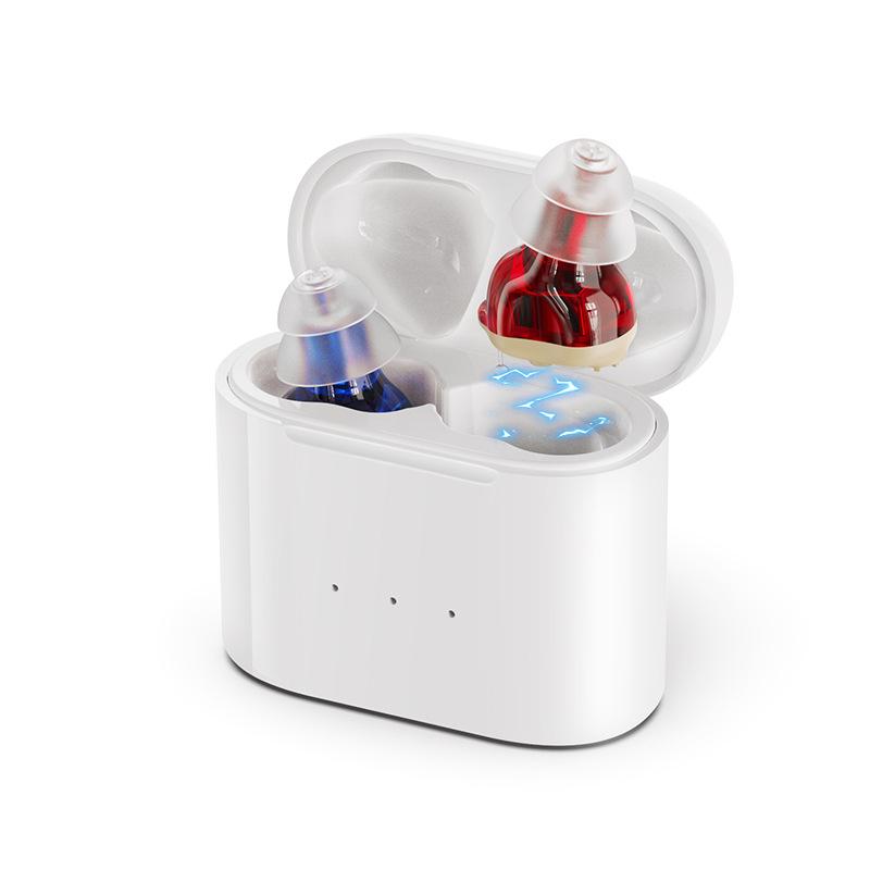 Elderly Hearing Aid Sound Amplifier with Charging Case