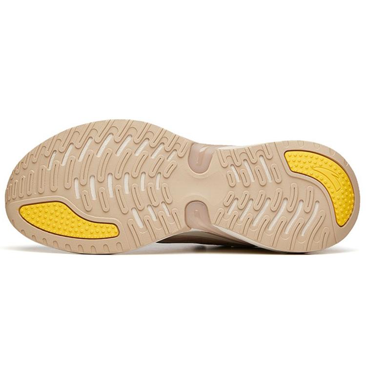 New Anta C37 2.0 Anti Slip Wear Resistant Breathable Cushioning Coverage Low Top Running Shoes Men's Apricot 112135537R-2