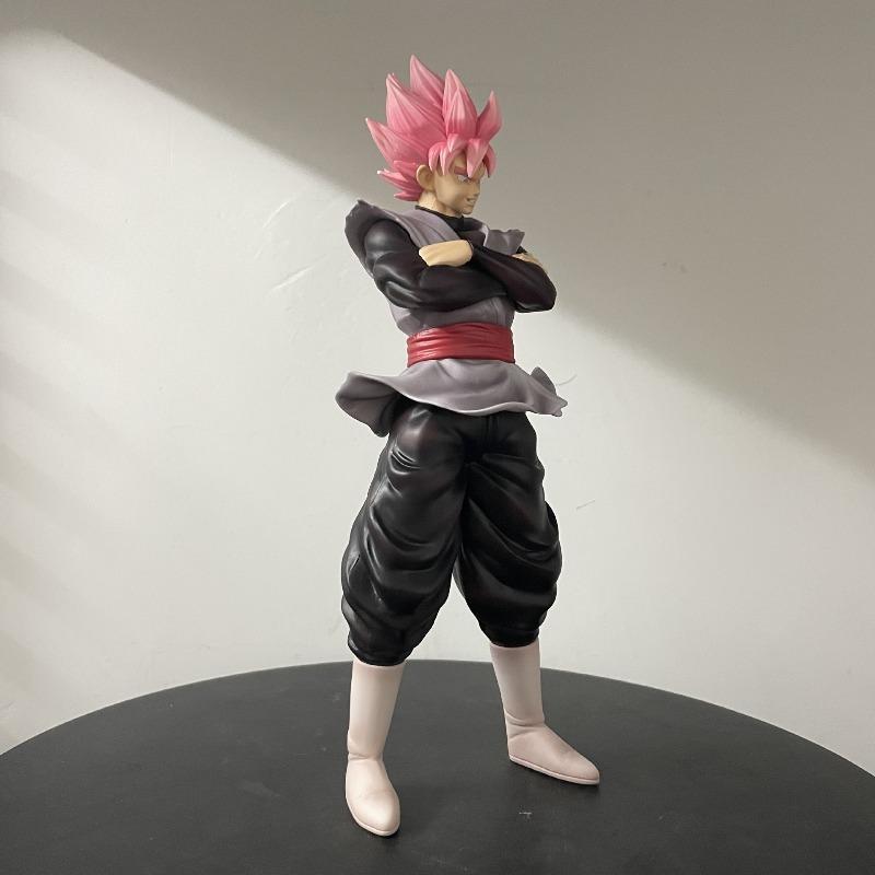 27cm Dragon Ball Z Super Saiyan Goku Black Zamasu Mask Action Figure PVC Model Statue Desktop Decoration Toy Gift Ornament