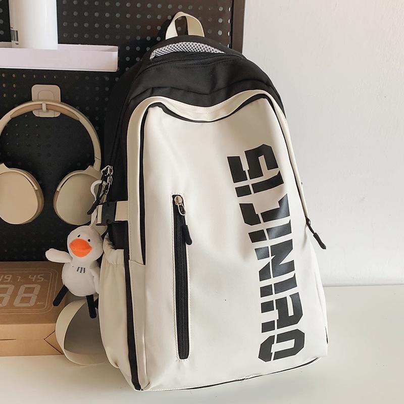 Primary School Girls Large Capacity Burgundy Junior High School Students High School Students College Students Backpack