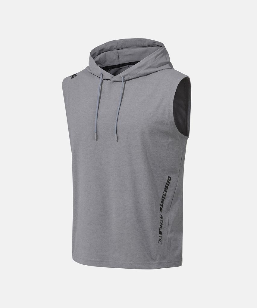 Descente Training Hoodie Sleeveless Melange Gray (Sq321Tst72)