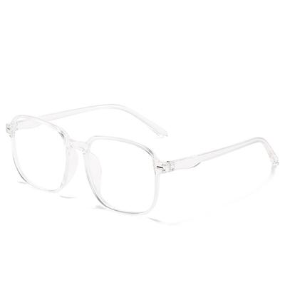 Anti-radiation Goggles for Myopia Women Flat Light Large Frame Internet Celebrity Style Frames Can Be Matched with Men's Korean Style Trendy Glasses