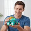 Cartoon Design Dinosaur Car Toy Ballistic Launch Inertial Sliding Inertia Dinosaur Car Mini Size One Step Transform