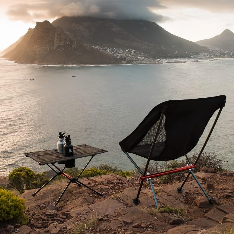 Outdoor Camping Folding Table Ultralight Portable Water Cup Desk Picnic Fishing Table Travel Furniture Equipment Supplies