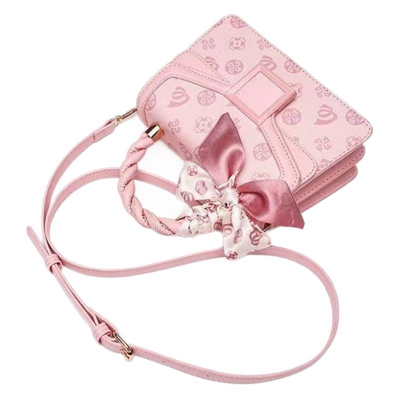 Valentine's Day girls pink bag premium niche bag new texture messenger bag