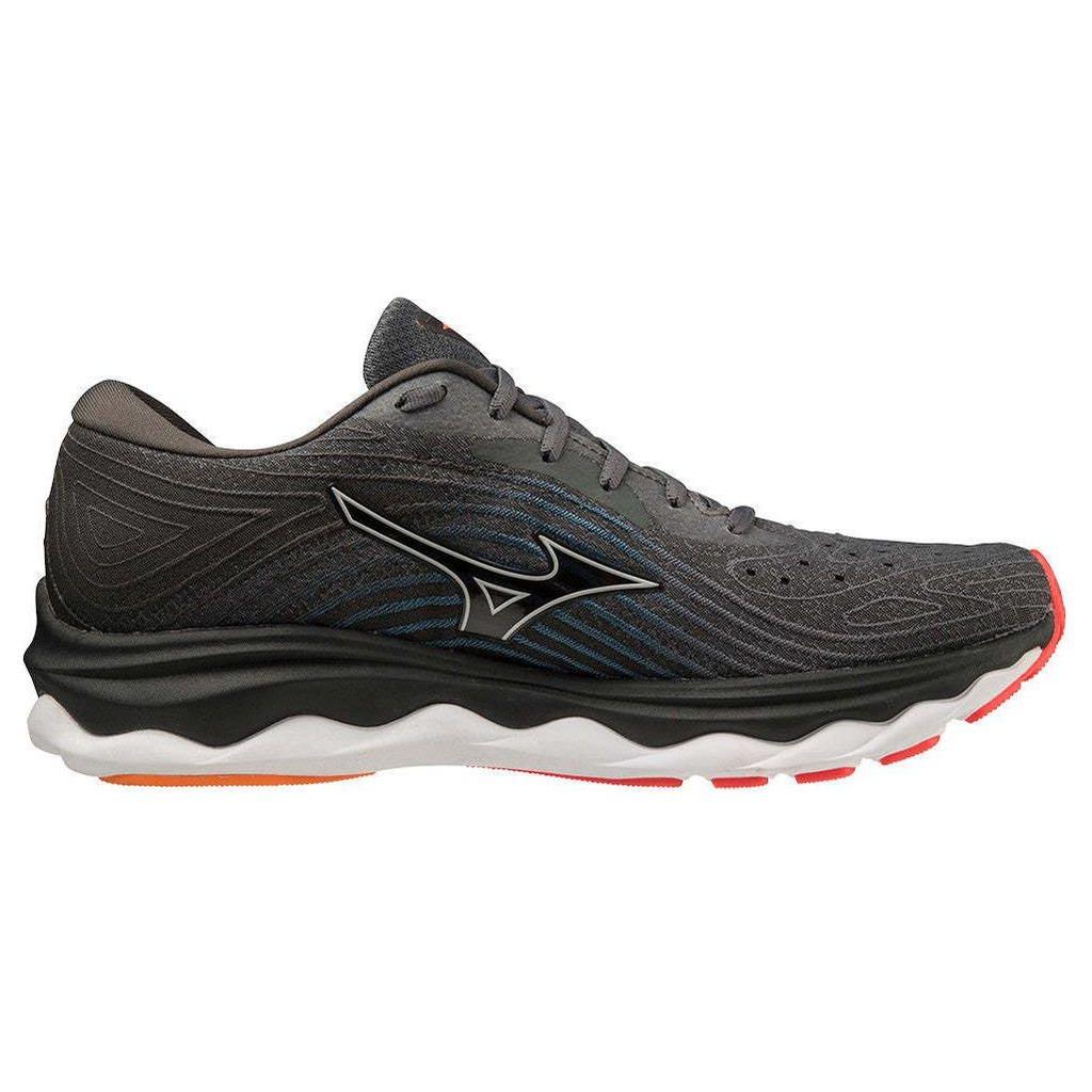 Mizuno Wave Sky 6 Fashionable Comfortable Versatile Durable Breathable Low-Top Running Shoes Men Sneakers Black Orange J1GC220251