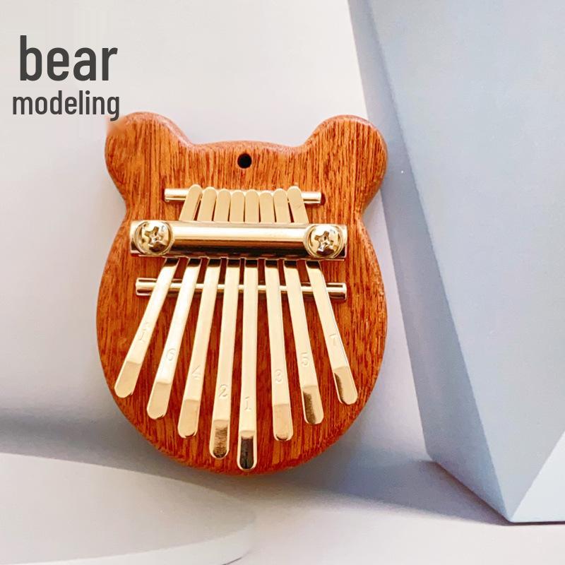 8-Note Mini Kalimba Thumb Piano - Compact Musical Instrument & Practical Gift