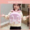 Charming Pink And Orange Bunny Shell Backpack Perfect For Preschoolers With Light Up Design