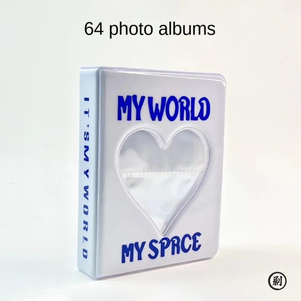 Mini Photo Album 64 Pockets Cartoon Album Photo Photocard Holder Book Collect Kpop Album De Fotos Kpop Photocard Binder