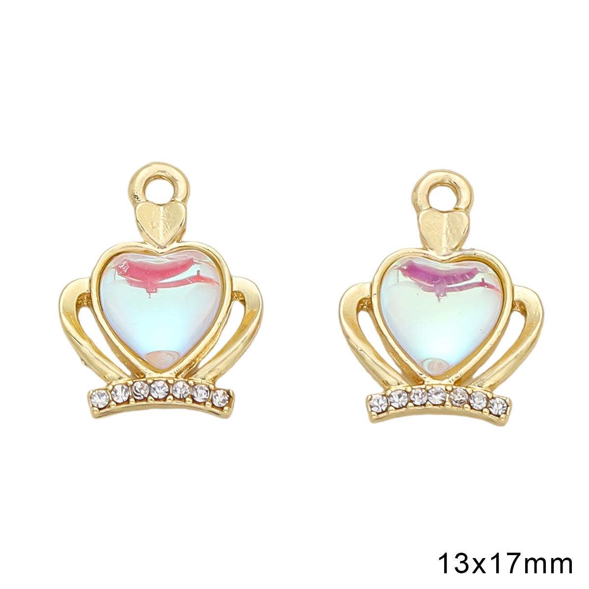 

Золотой/серебряный цвет сплава Алмазное сердце роза бабочка кулон для изготовления ювелирных изделий DIY ожерелье браслет серьги 1pcs золотой