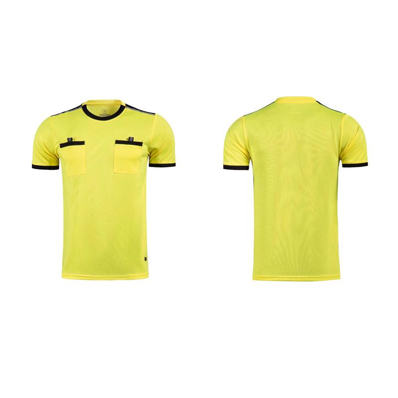 Fußballschiedsrichter Kurzarm-Uniformset für Spiel & Training mit Aufdruck