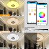 300W 12.99inch LED Bluetooth Music Speaker Lamp Remote+APP Control RGB Ceiling Lights Dimmable Modern Smart Home Party LED Ceiling Lights