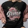 His Grace Is Sufficient Christian Floral Bible Verse T-Shirt 2 Corinthians 12:9