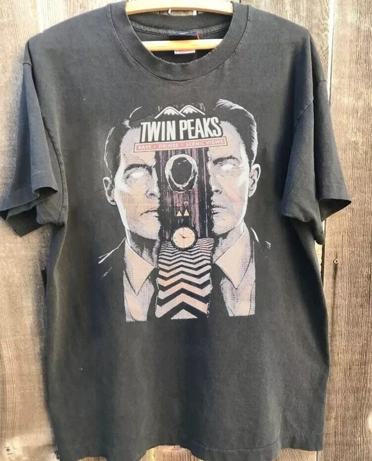 Twin Peaks Shirt, Twin Peaks Charcoal Clssic Style T-shirt Unisex S-5XL Unisex T-Shirt L