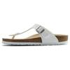 Soft Comfortable Versatile Thick Sole Buckle Cork Bottom Flip Flops Unisex Footwear White 0043731
