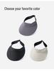 Women's Seamless Foldable Anti-UV Topless Sun Hat for Summer Sports