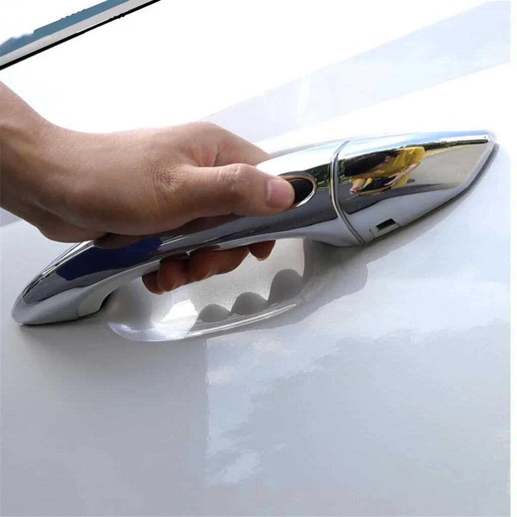 Pro Hyundai Tucson 2025 2025 LHD Auto Styl uhlíkových vláken Chromovaná Vnější lišta krytu kliky dveří Dekorace ABS Auto