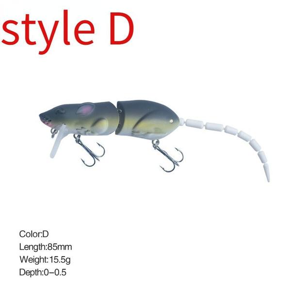 

Рыболовная приманка для крыс и мышей Top Water Приманка для ловли окуня, наживка для щуки