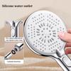 5-speed Shower Booster Shower Head Household Bathroom Water Heater Bath Shower Super Shower Head Set Large Panel Water Outlet