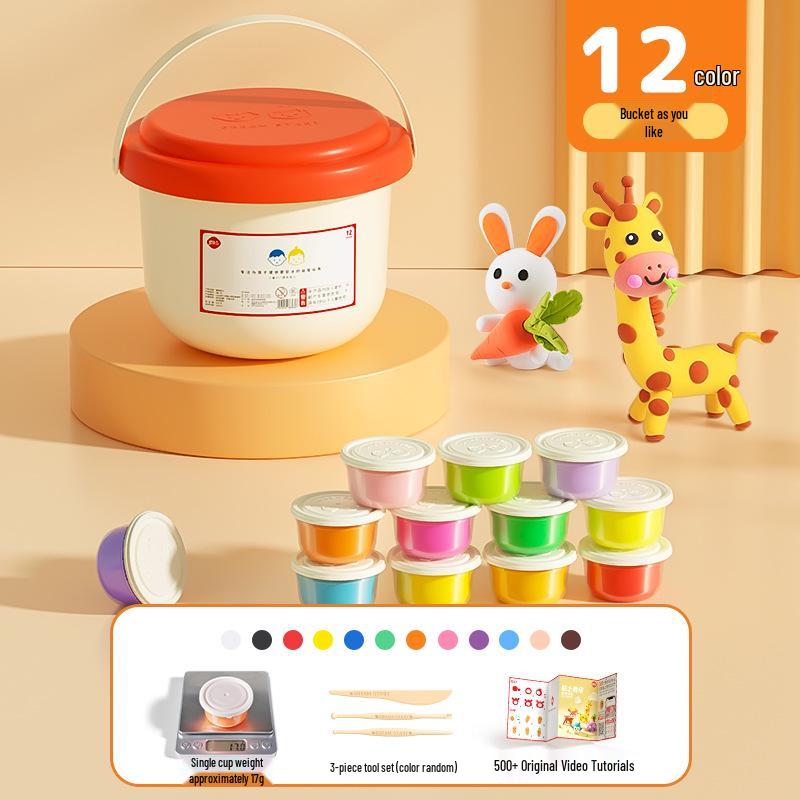 

24-цветная сверхлегкая моделирующая глина для детей - Развивающий пластилин для детского сада и начальной школы