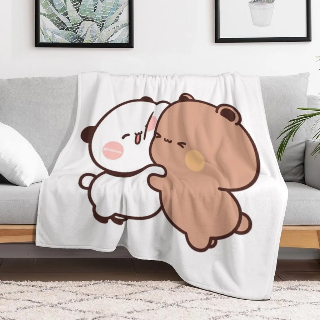 bubu dudu Throw Blanket Ultra Soft Flannel Fleece Blanket for All Seasons