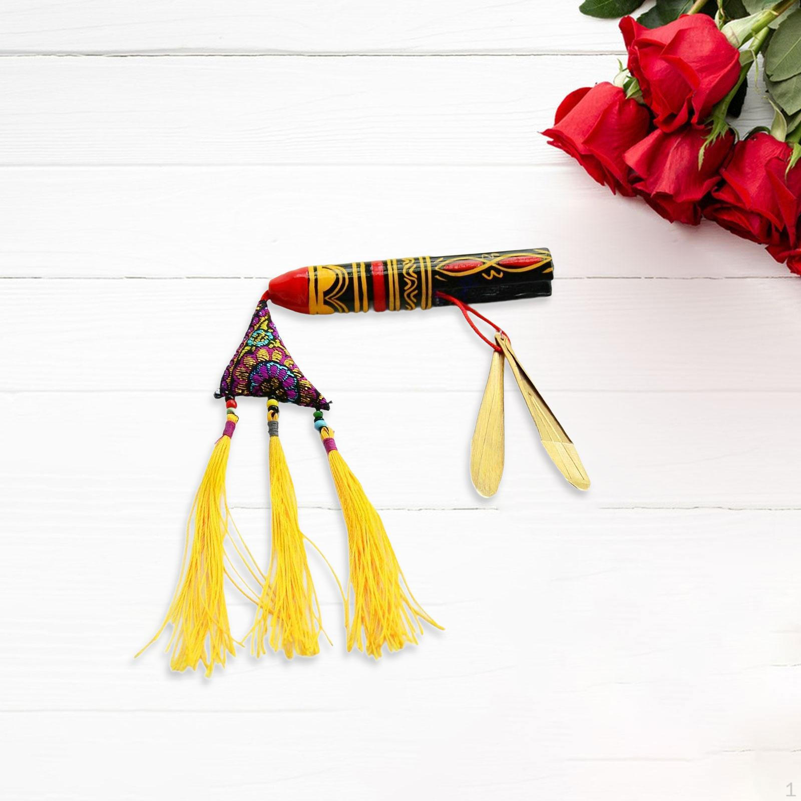 

Варган Красивый Звук Этнический Инструмент Креативная Губная Гармошка Рот Музыкальный для Группы 2 Leaf