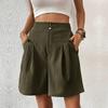 2026TK Summer Women's High-Waisted Loose Wide-Leg Shorts