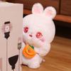 Bag Carrot Bunny Plush Toy With Cute Eyes For Kids Play And Display Collector