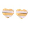 Fashion Jewelry Set  Necklaces & Earrings Gold Plated Stainless Steel Heart Women  Jewelry Sets