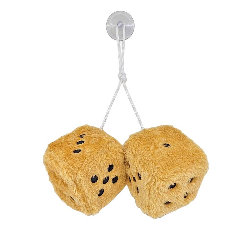 Soft Plush Dice Toy Hanging Decoration For Car Festive Ornament