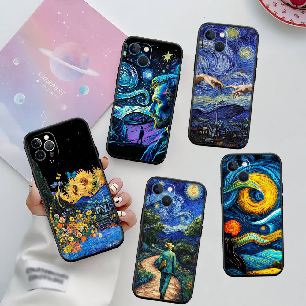 Starry Night Van Gogh New Phone Case for Samsung S20 S21 S22 S23 S24 FE Ultra Plus Lite S21S A07 A17 A36 A37 A55 A57 F06 F16 M06 M16 M56