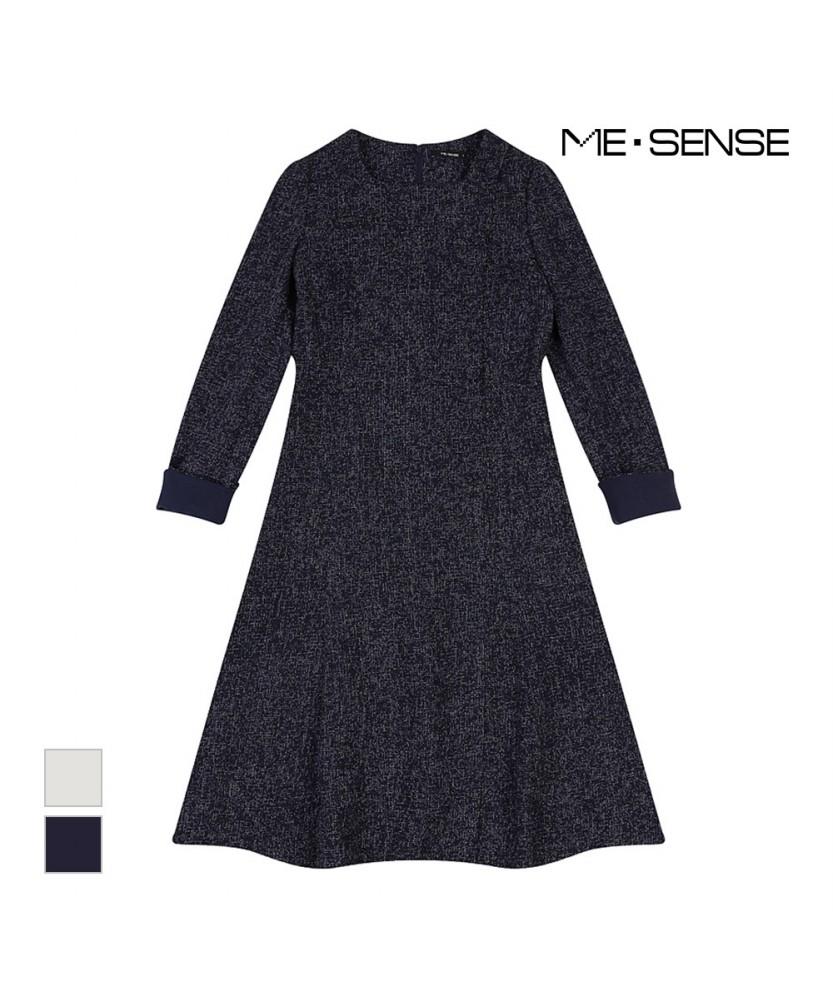 MESENSE Square Neck Button Dress_Mb32Opm102A
