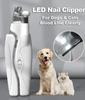 Tăietor de unghii pentru animale de companie cu lumină LED Câine Pisică Speciale Foarfece pentru Linie Sângerie Trimmer Multifuncțional pentru Unghii Animale de Companie Curățare Îngrijire Accesorii