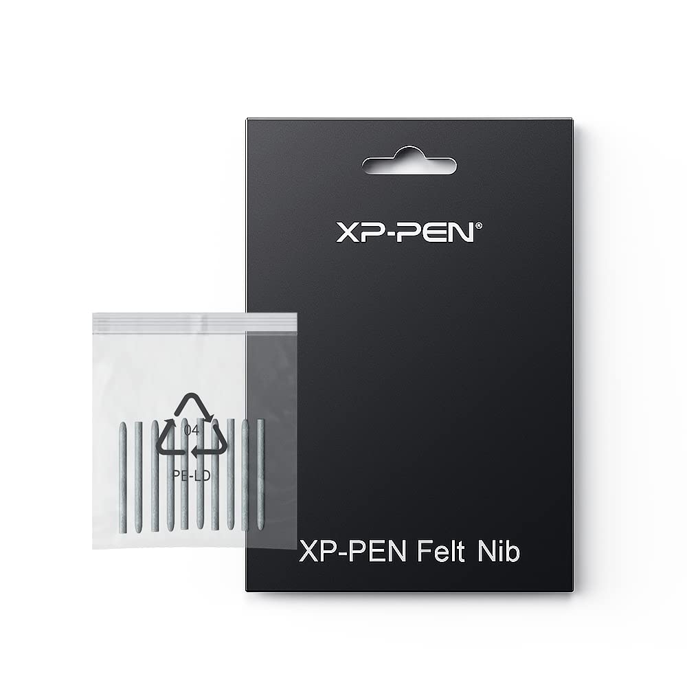 XPPen Felt Refills for Ink Tablets, Genuine Pen Refills, Pack of 20