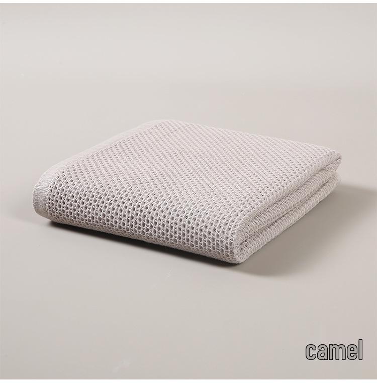 

A-grade Pure Cotton Honeycomb Bath Towel - Japanese Fresh Style 70*140 cm верблюд