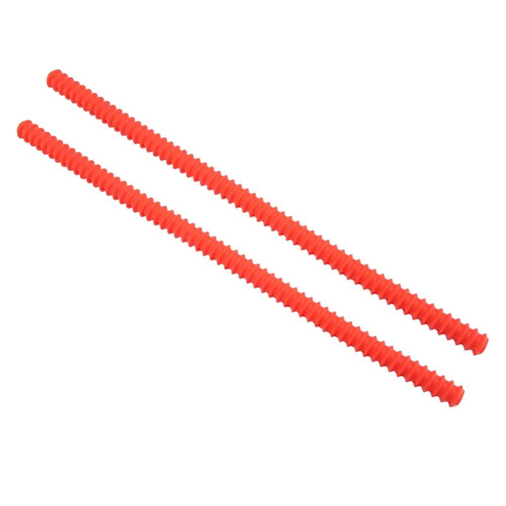 

2PCS Silicone Oven Rack Shield Heat Resistance 14-Inches/35cm Oven Rack Edge Protector Red Ensures Safety Heat Insulated Clips розовый