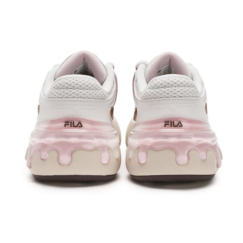 New FILA CARROT 2 Low Top Skateboard Shoes Women's White Brown F12W431212FBT