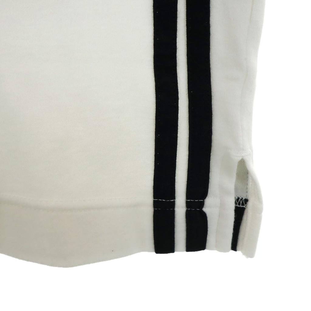 CAPTAIN SANTA Bowling print bag Short sleeve Polo shirt L off white Men's Used