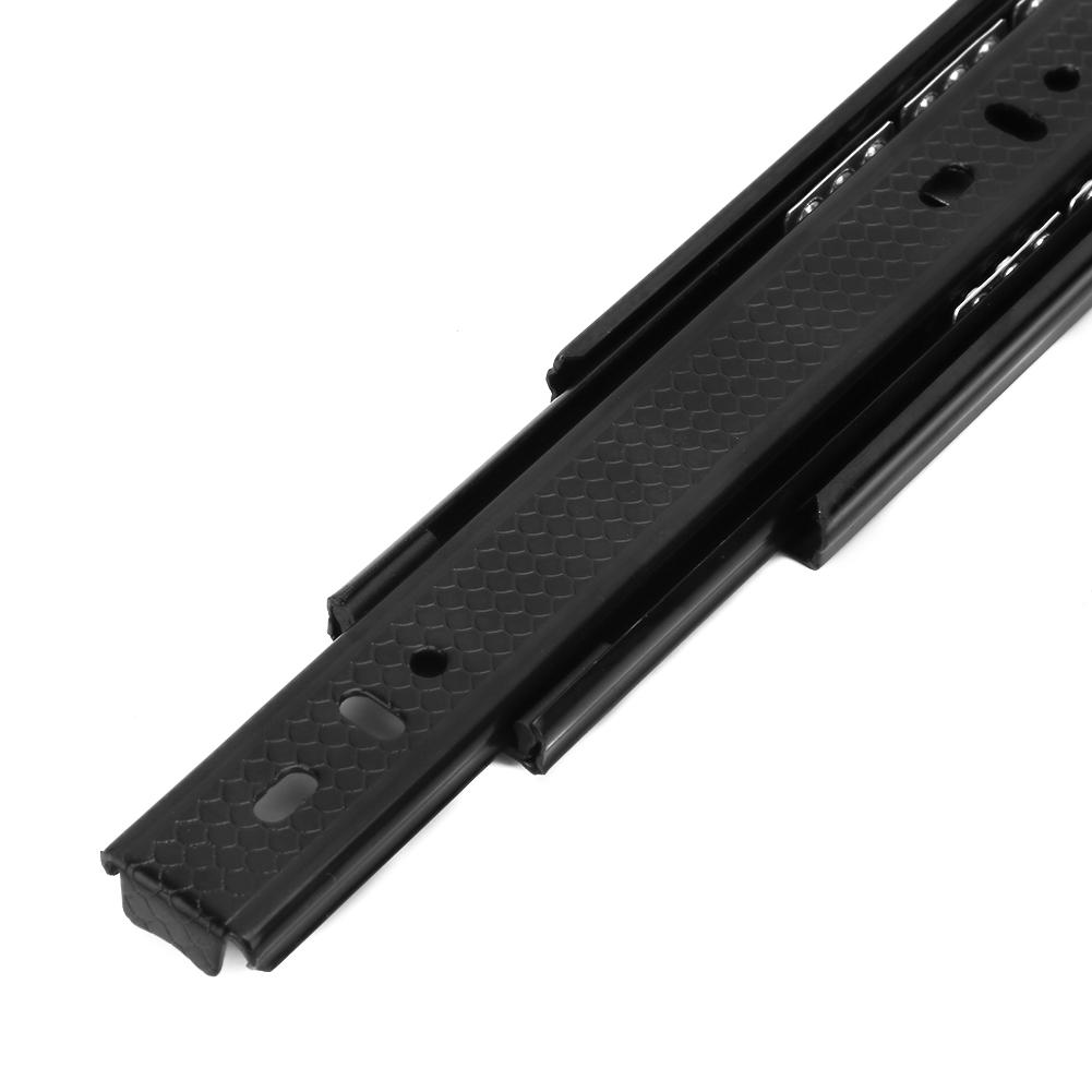 3sekční kuličkové zásuvkové pojezdy, kluzáky, tlumení, soft close, 35*4.5cm