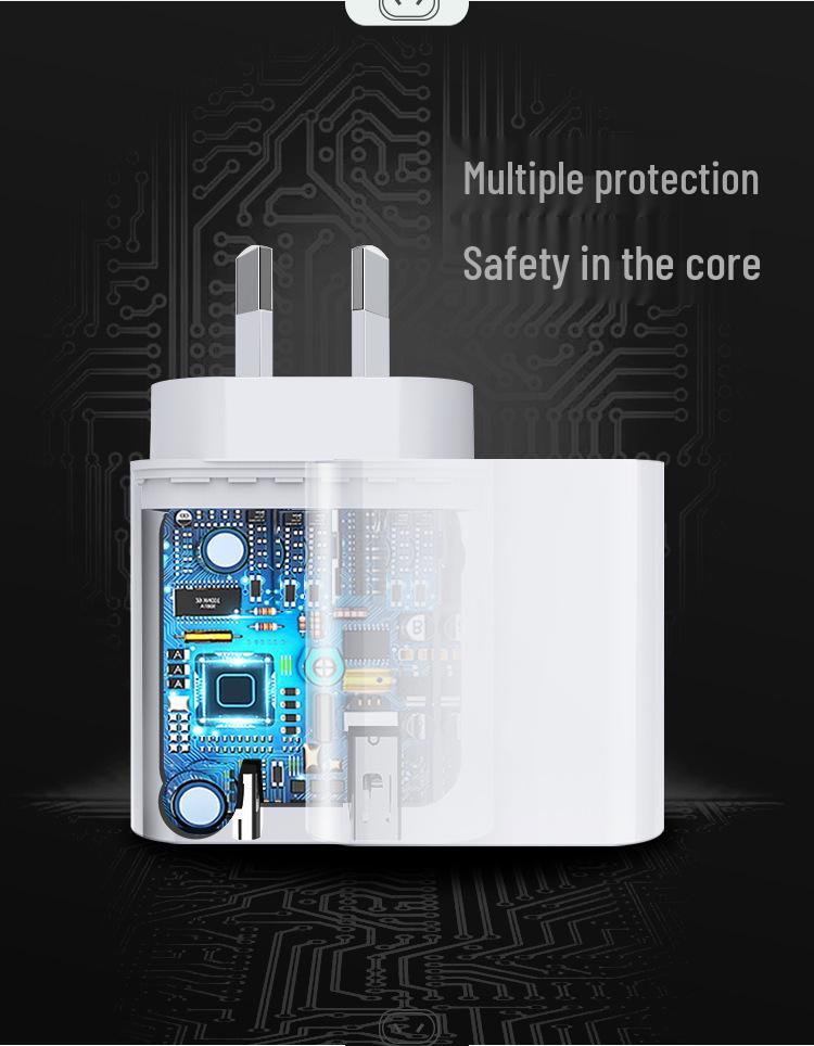 SAA Certified PD20W+QC3.0 Dual Port Charger for Australia and New Zealand