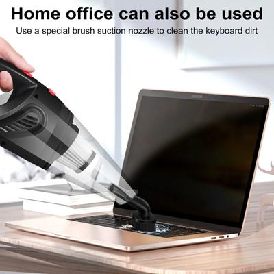 Yousheng Car Vacuum Cleaner with Strong Suction Wireless Handheld Vacuum Washable Filter Screen USB Charging Cleaner for Car