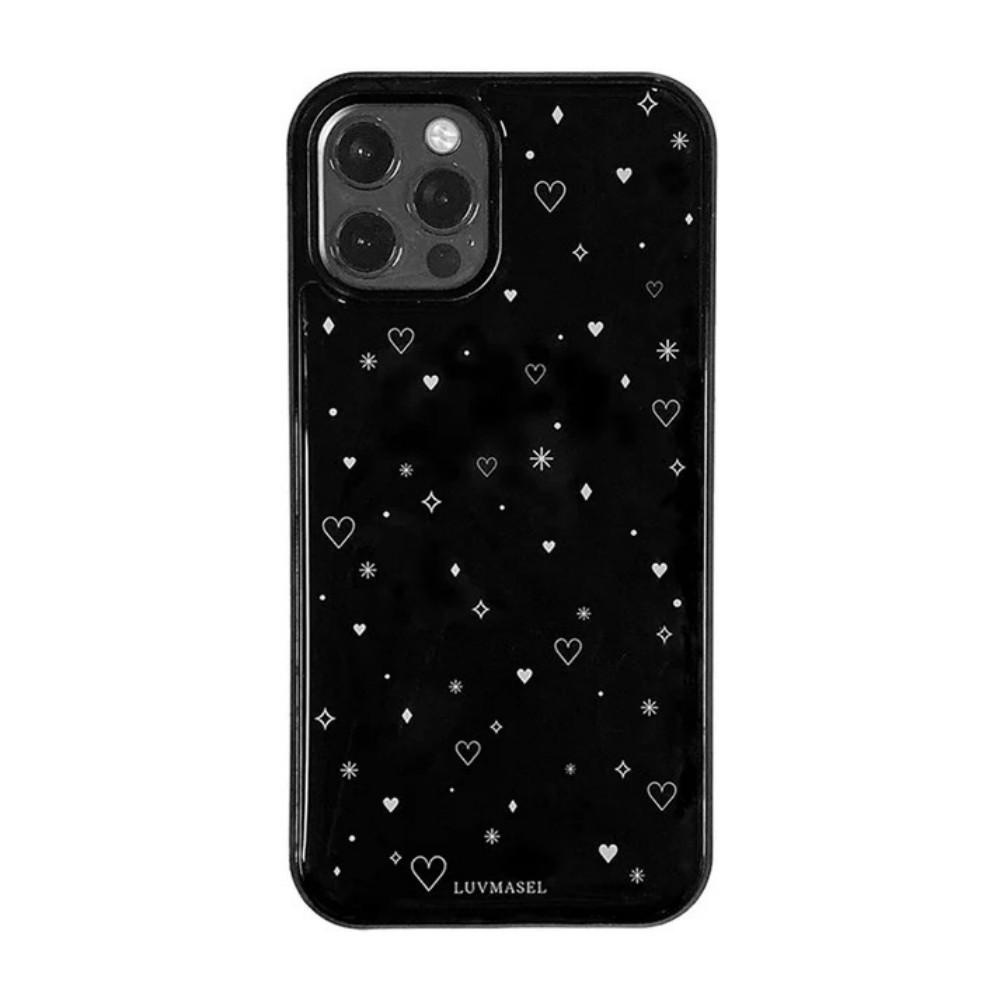 

Luxury Clmj Korean INS Y2K Star Phone Case for iPhone 17 16 15 14 13 12 11 Pro Max X XS XR Plus Air Glossy Film Hard PC Cover iPhone 12