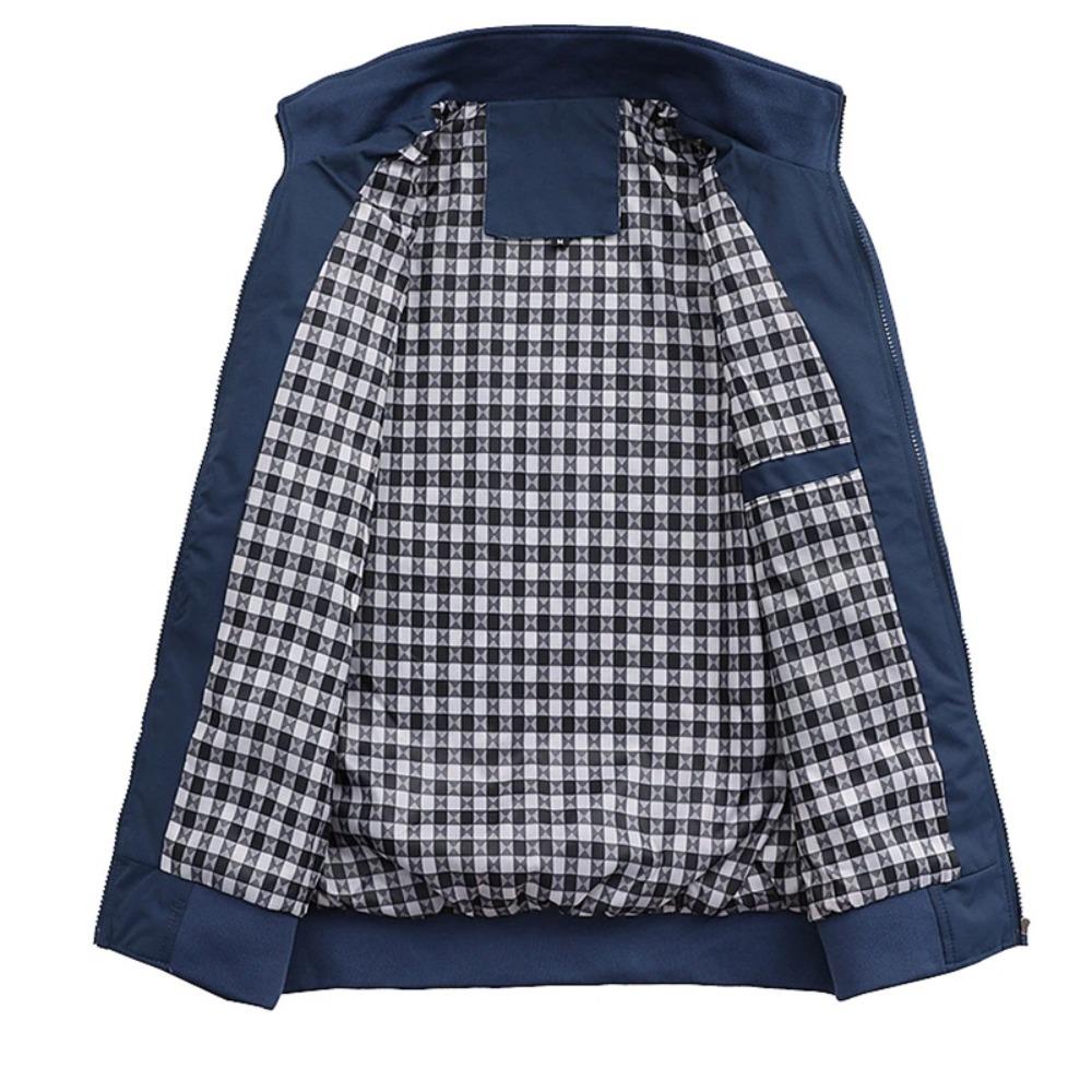 Spring Autumn Casual Solid Fashion Slim Bomber Jacket Men Overcoat Baseball Jackets Men's Jacket Top