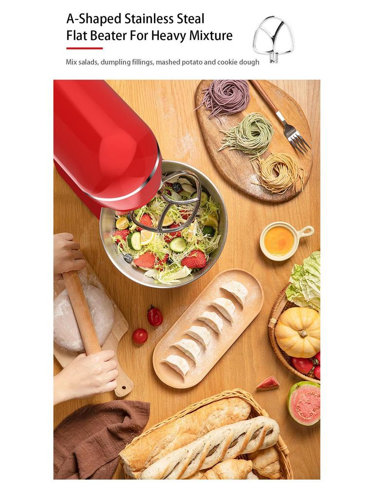 Multifunktions-Küchenmixer: Teigknetmaschine, Kuchen- & Fleischwolf, Babykost-Entsafter