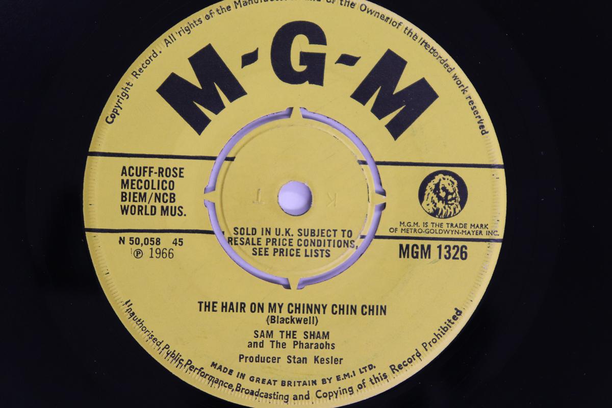 

7inch Record SAM THE SHAM, PHARAOHS - Hair On My Chinny Chin Chin / (I m MGM1326 MGM RECORDS 1966 UK Rock Used